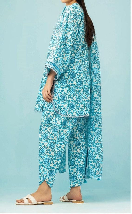 3 Pcs Women's Unstitched Khaddar Printed Suit